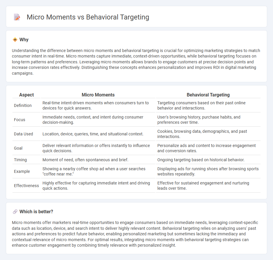 Micro Moments vs Behavioral Targeting in Marketing