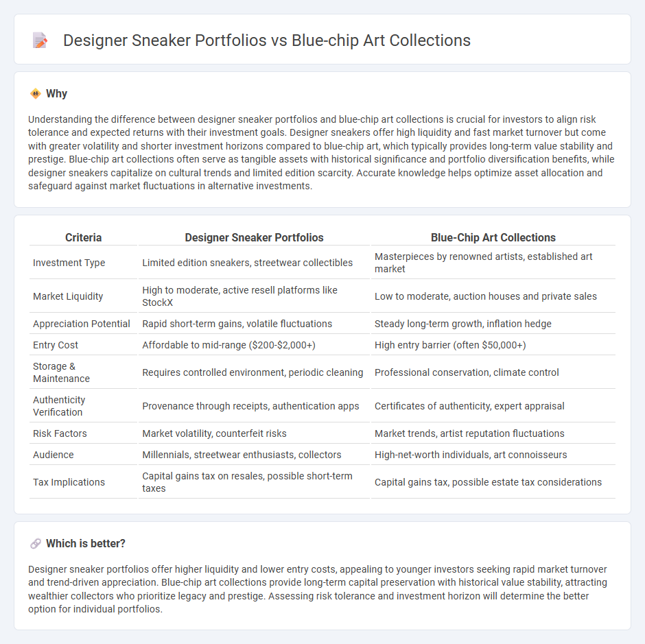 Designer Sneaker Portfolios vs Blue-Chip Art Collections in Investment