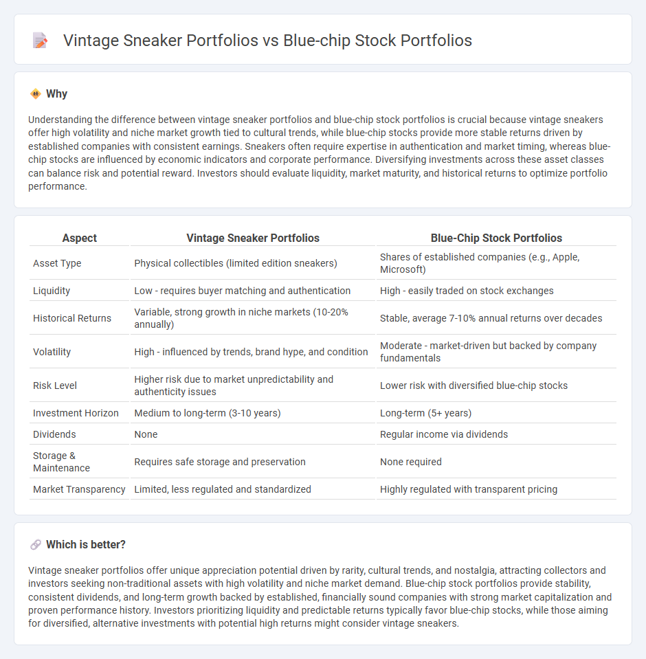 Vintage Sneaker Portfolios vs Blue-Chip Stock Portfolios in Investment