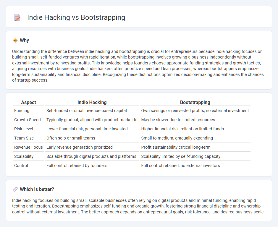 Indie Hacking vs Bootstrapping in Entrepreneurship