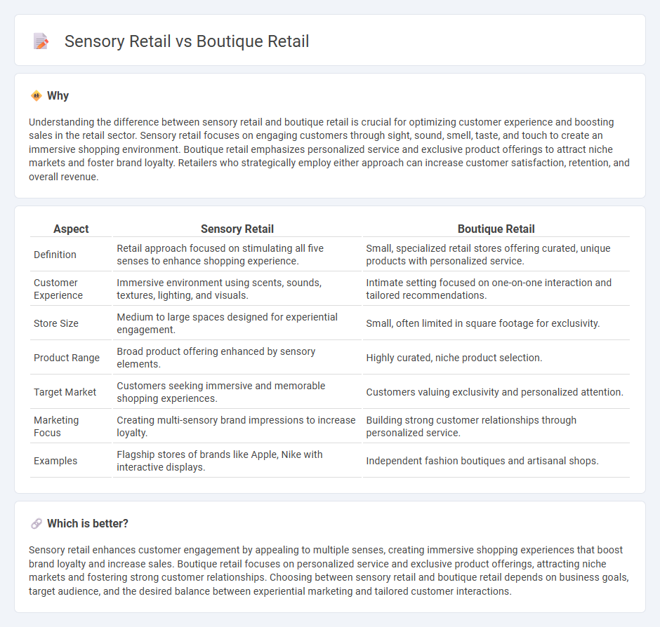 Sensory Retail vs Boutique Retail in Retail