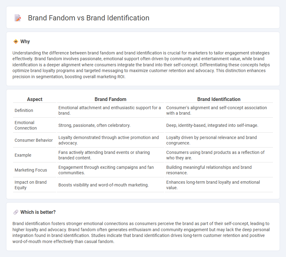 Brand Fandom vs Brand Identification in Marketing