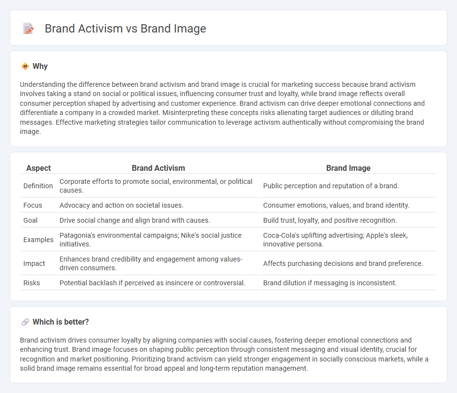 Brand Activism vs Brand Image in Marketing