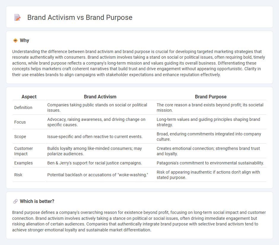 Brand Activism vs Brand Purpose in Marketing