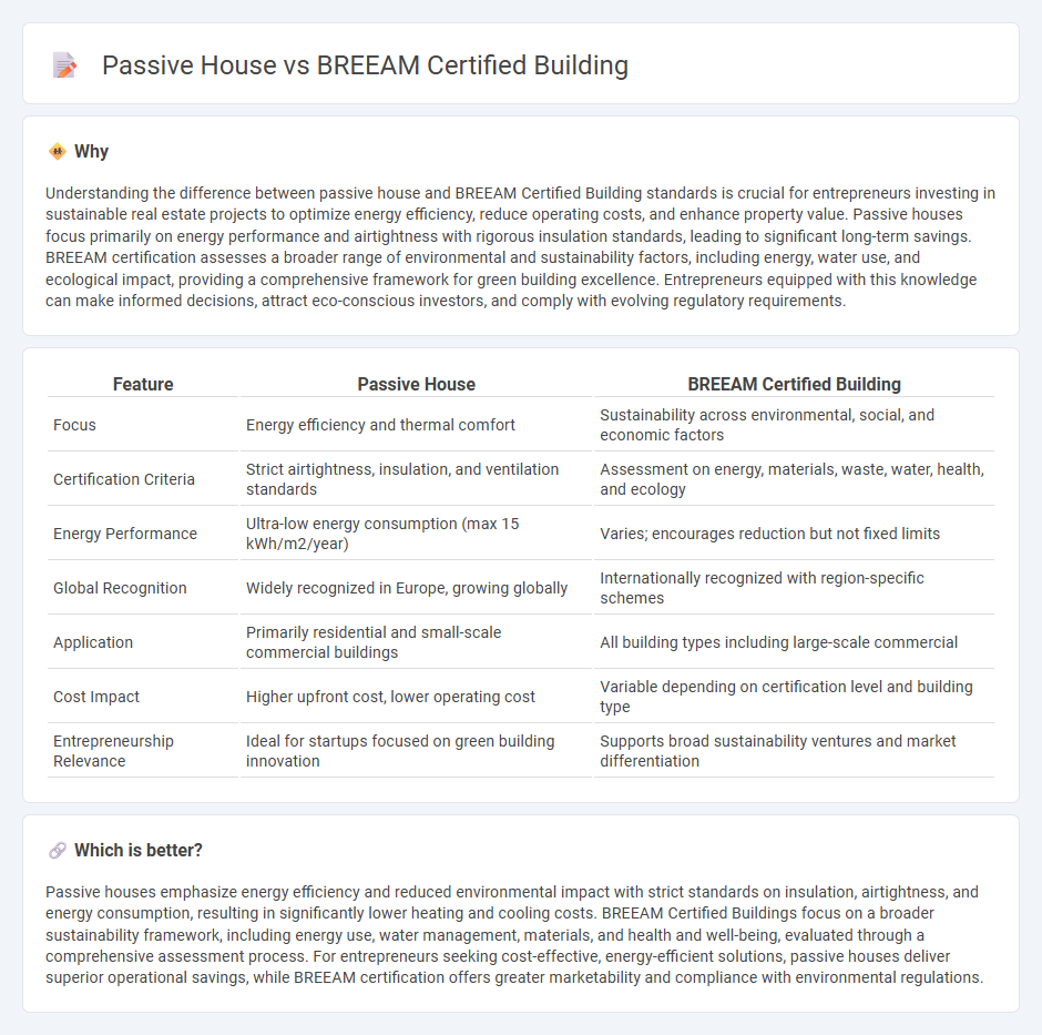 Passive House vs Breeam Certified Building in Entrepreneurship