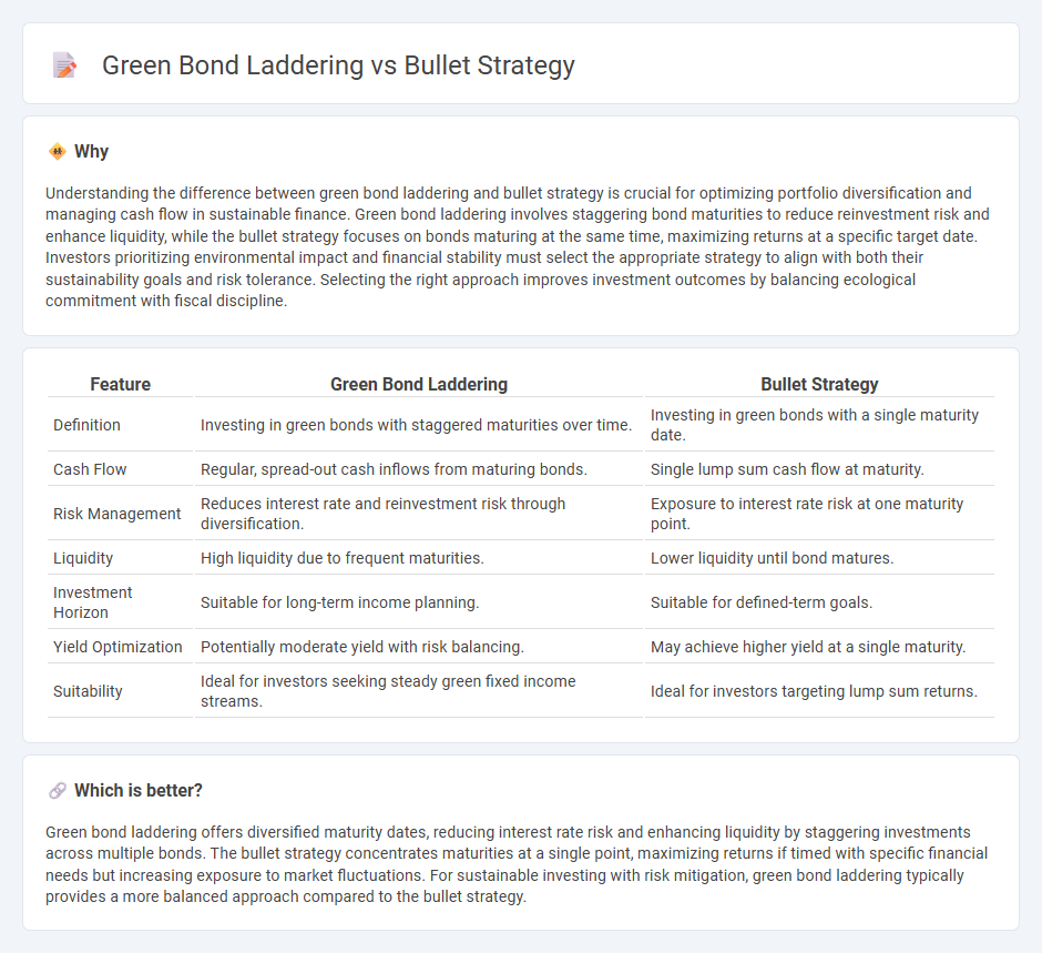 Green Bond Laddering vs Bullet Strategy in Finance