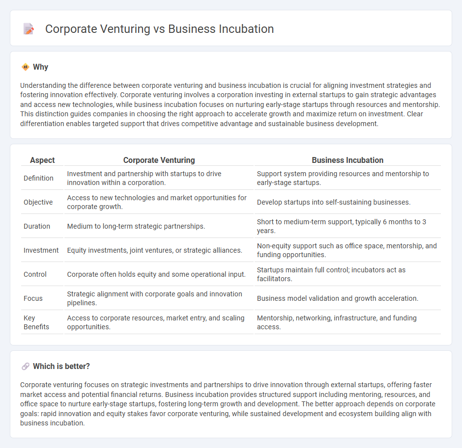 Corporate Venturing vs Business Incubation in Consulting