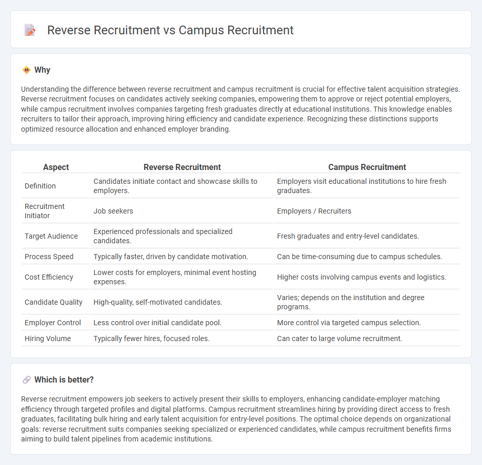 Reverse Recruitment vs Campus Recruitment in Employment