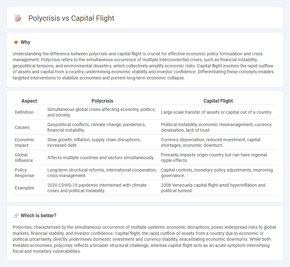 Polycrisis vs Capital Flight in Economy