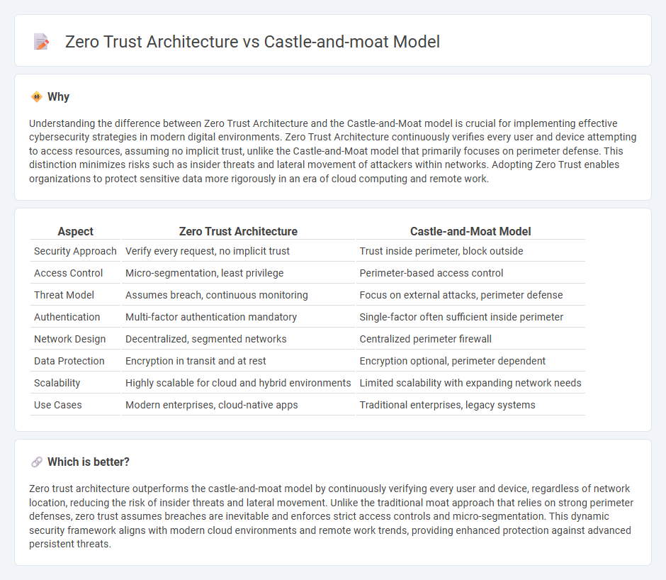 Zero Trust Architecture vs Castle-And-Moat Model in Technology