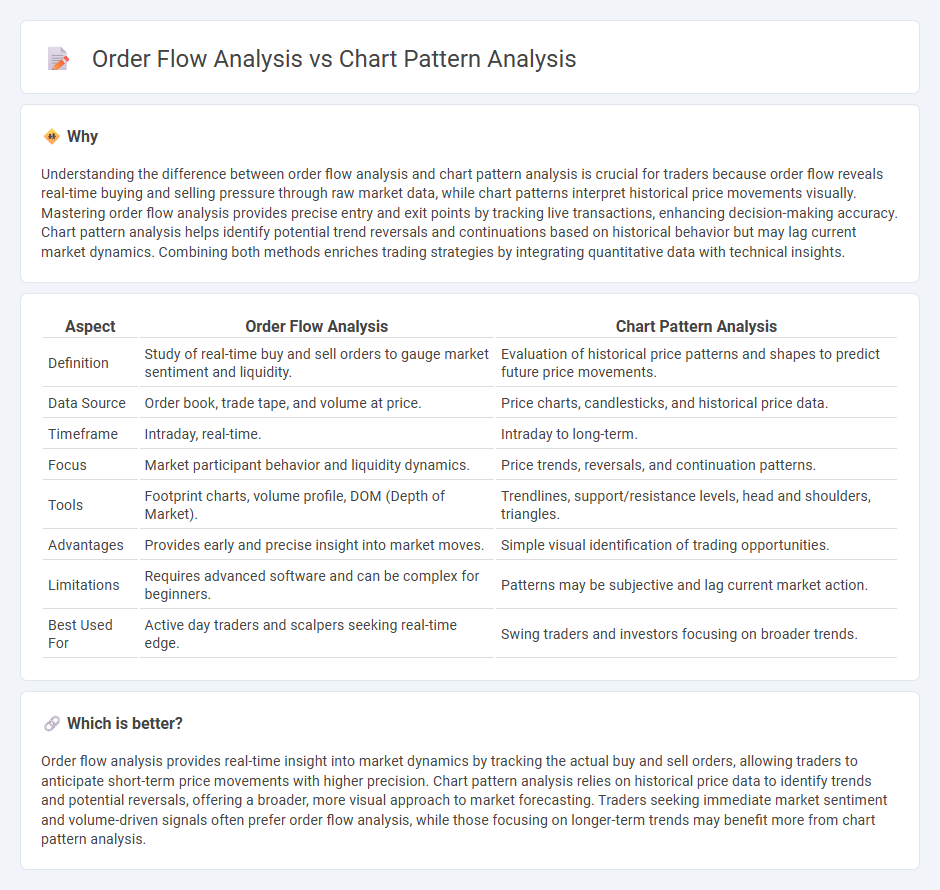 Order Flow Analysis vs Chart Pattern Analysis in Trading