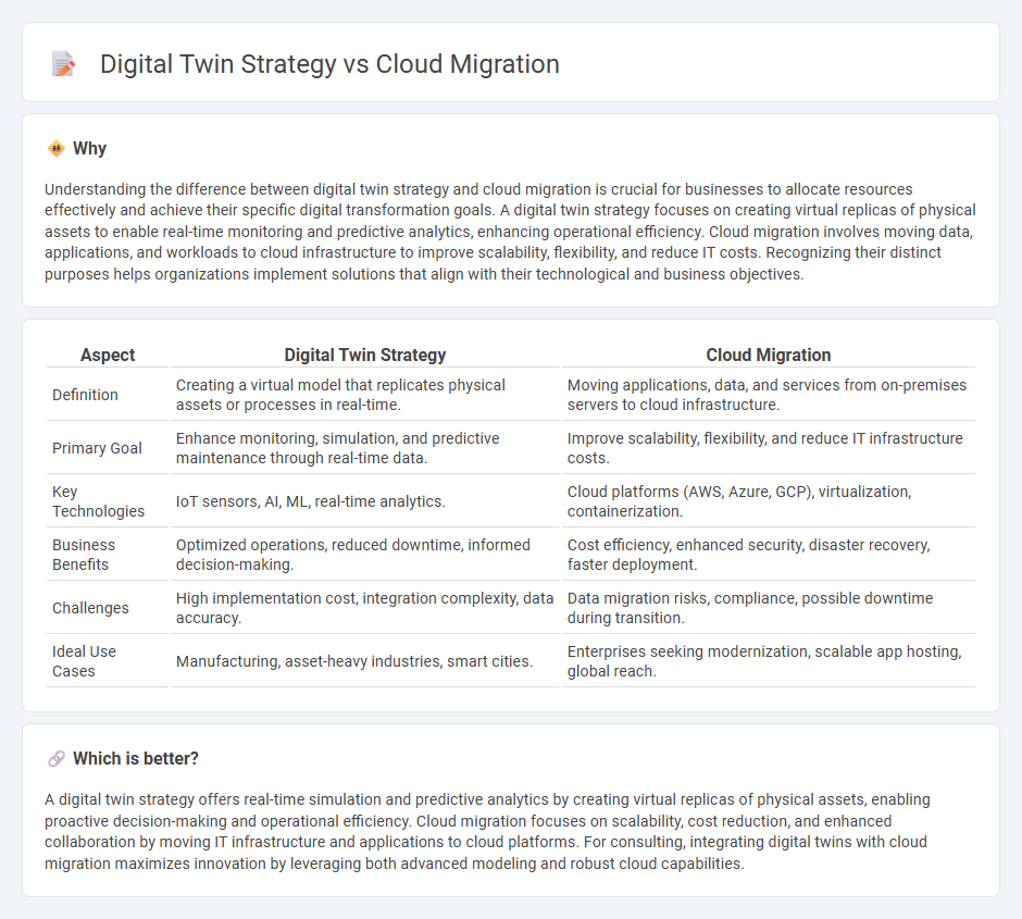 Digital Twin Strategy vs Cloud Migration in Consulting