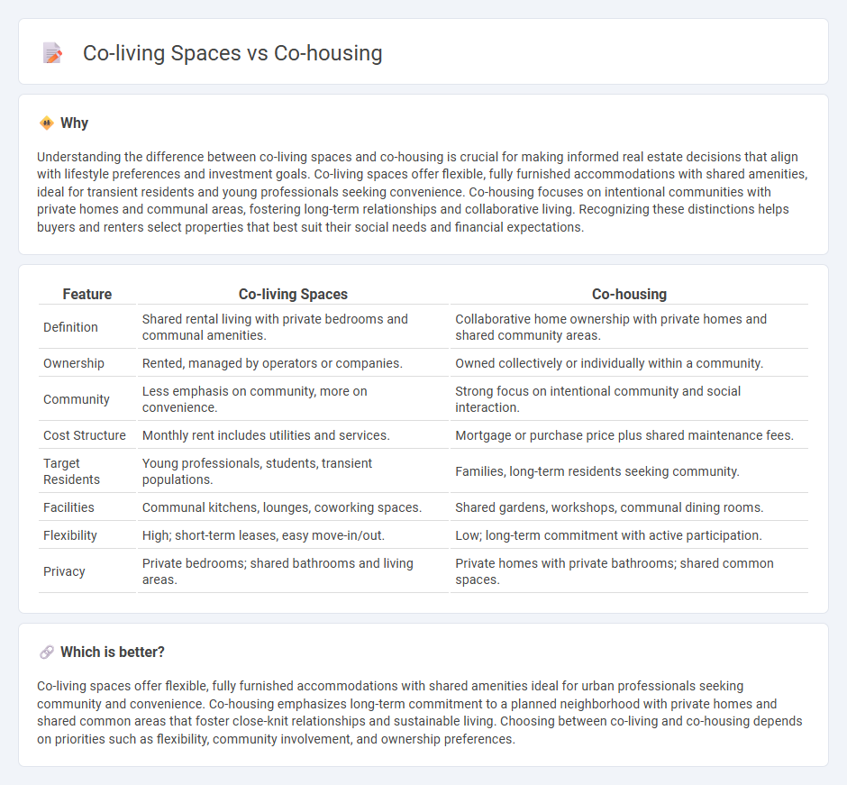 Co-Living Spaces vs Co-Housing in Real Estate