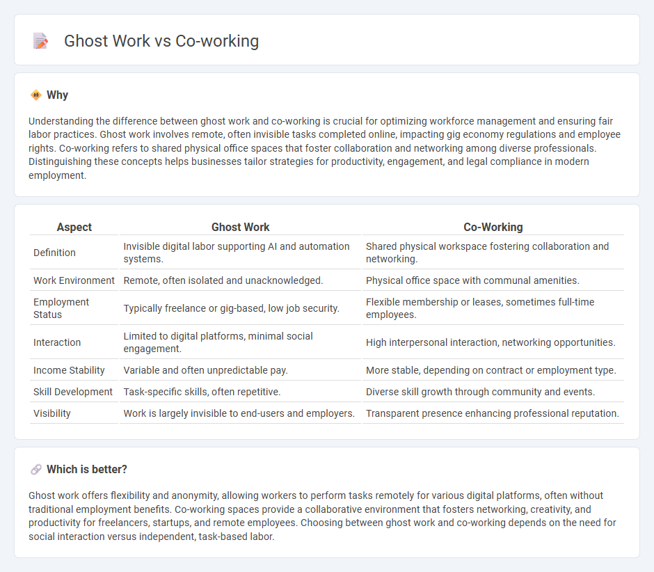 Ghost Work vs Co-Working in Employment