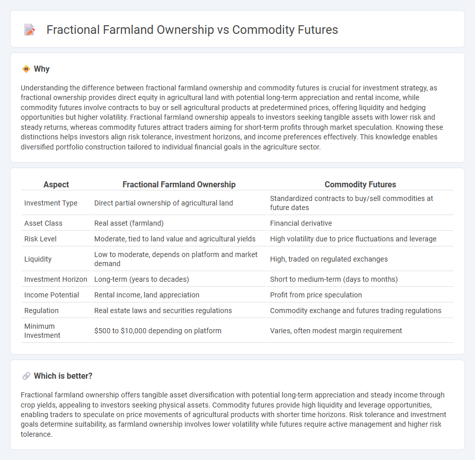 Fractional Farmland Ownership vs Commodity Futures in Investment