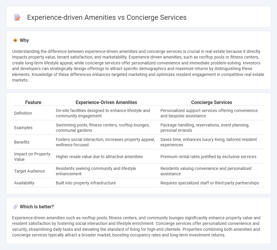Experience-Driven Amenities vs Concierge Services in Real Estate