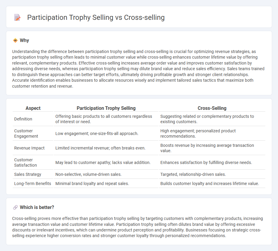 Participation Trophy Selling vs Cross-Selling in Sales