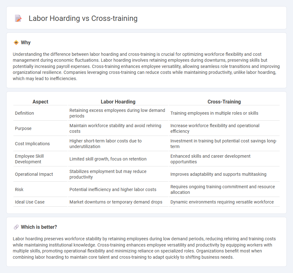 Labor Hoarding vs Cross-Training in Employment