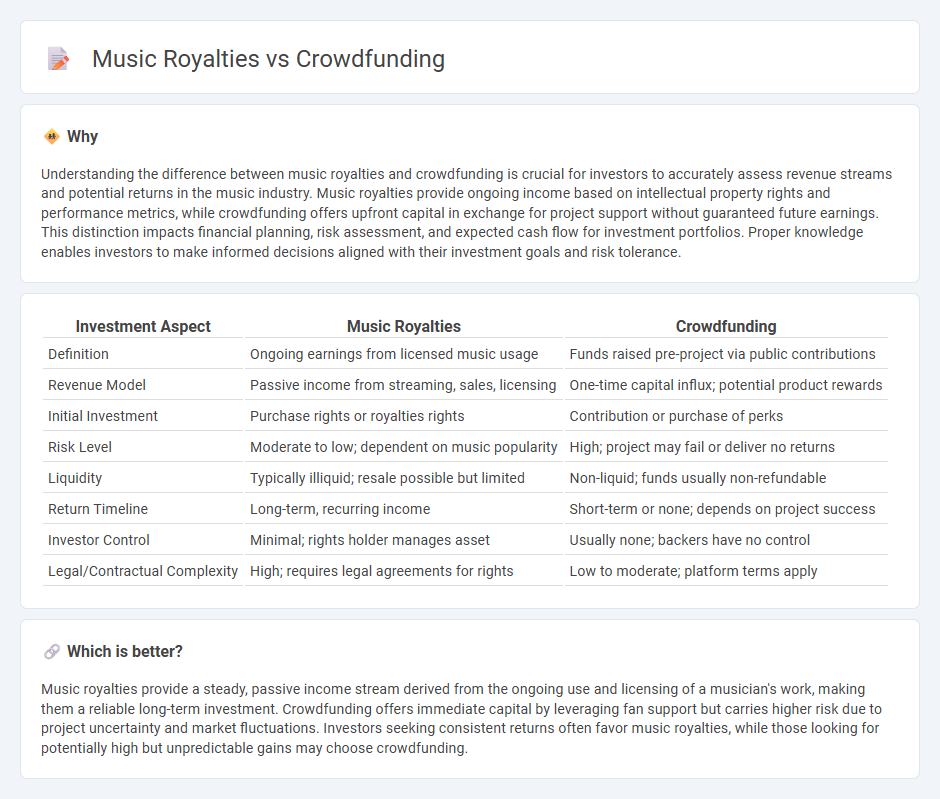 Music Royalties vs Crowdfunding in Investment