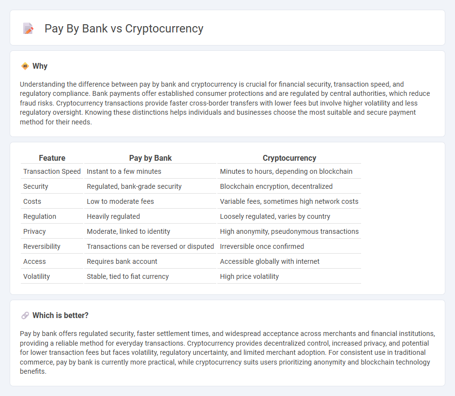 Pay By Bank vs Cryptocurrency in Banking