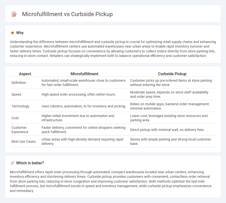 Microfulfillment vs Curbside Pickup in Retail