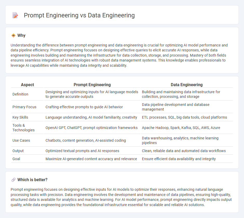 Prompt Engineering vs Data Engineering in Technology
