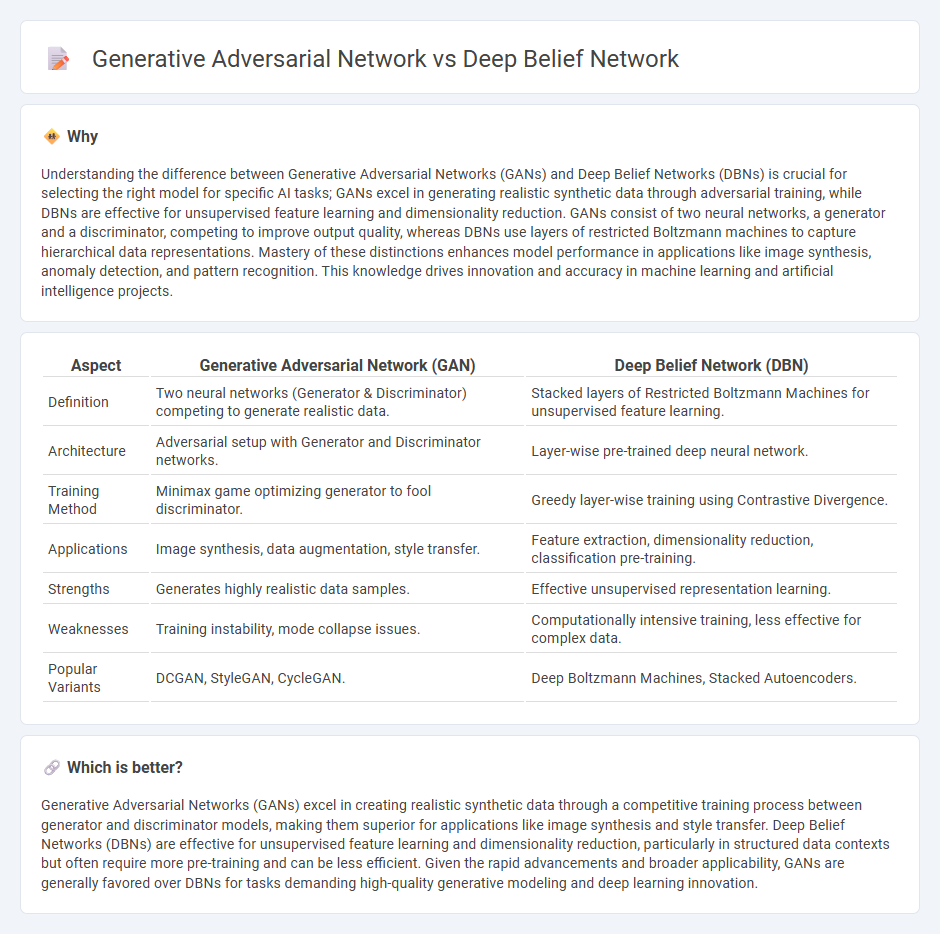 Generative Adversarial Network vs Deep Belief Network in Technology