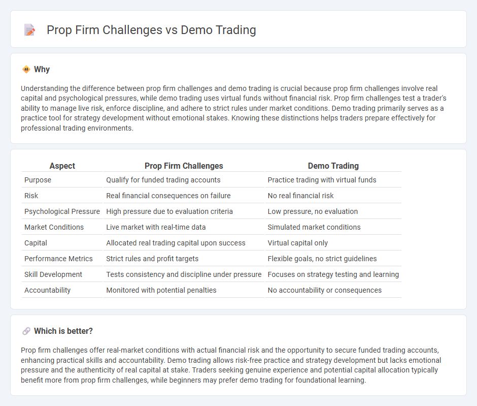 Prop Firm Challenges vs Demo Trading in Trading