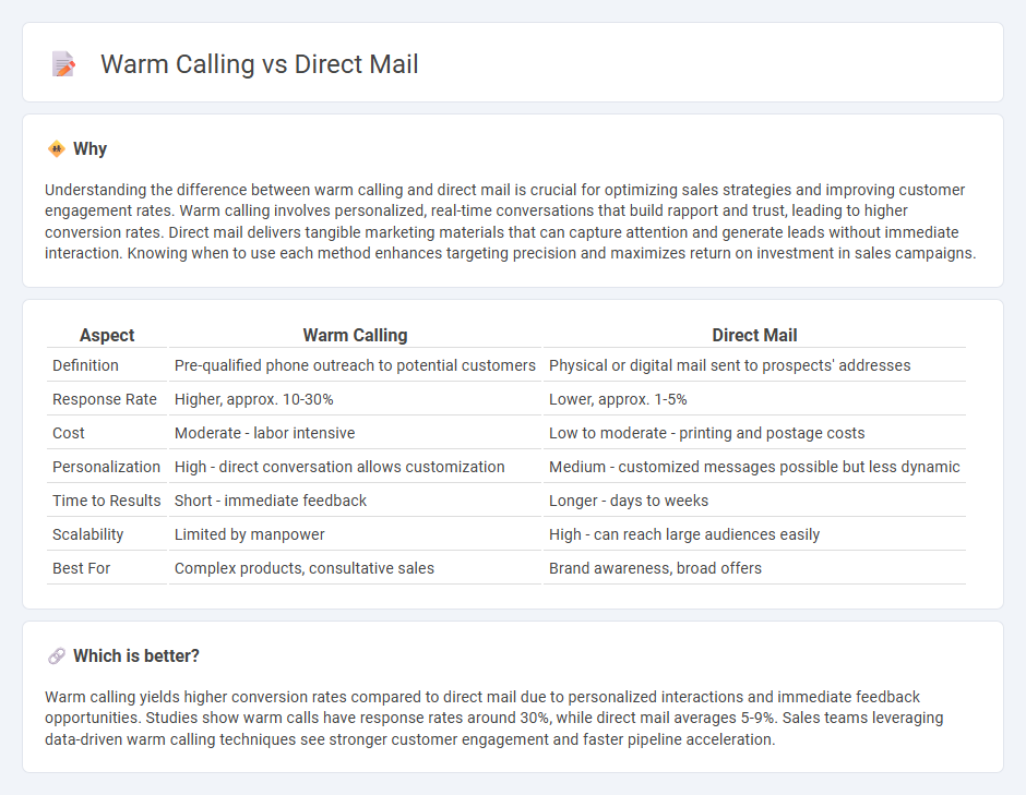 Warm Calling vs Direct Mail in Sales