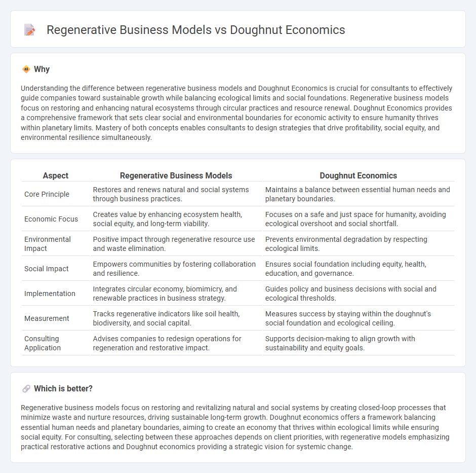 Regenerative Business Models vs Doughnut Economics in Consulting