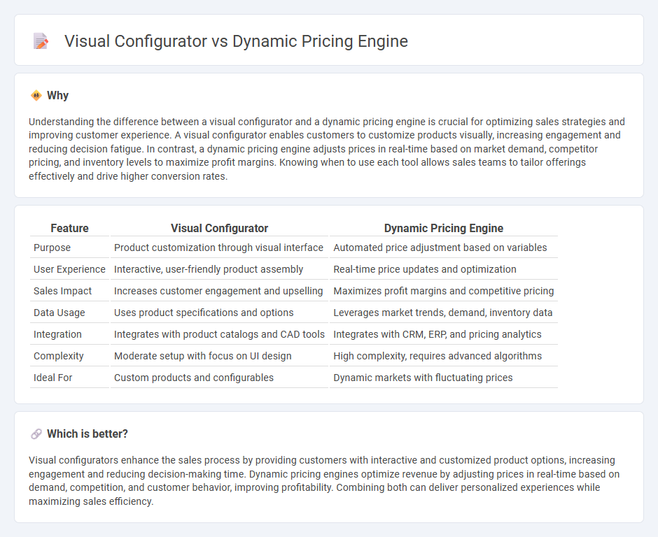 Visual Configurator vs Dynamic Pricing Engine in Sales