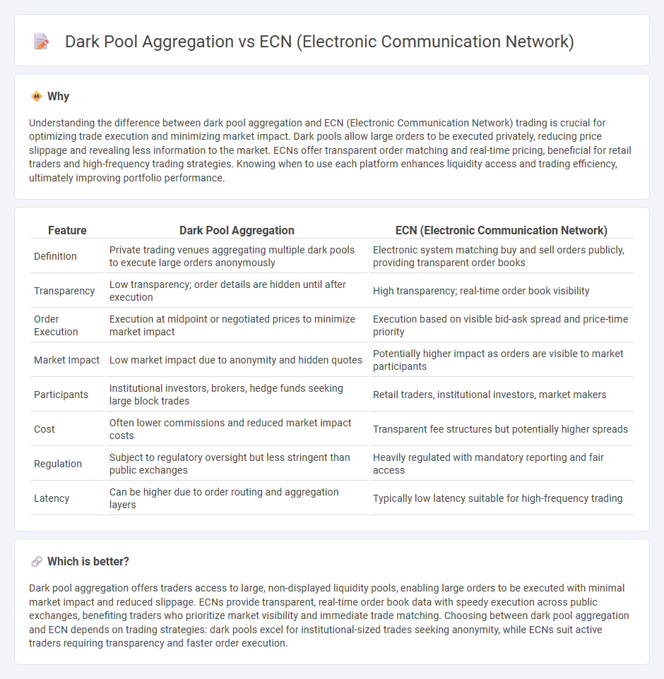 Dark Pool Aggregation vs Ecn (Electronic Communication Network) in Trading