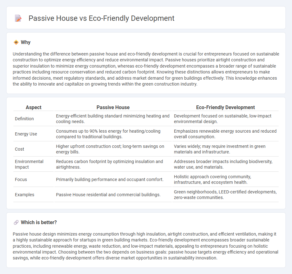 Passive House vs Eco-Friendly Development in Entrepreneurship