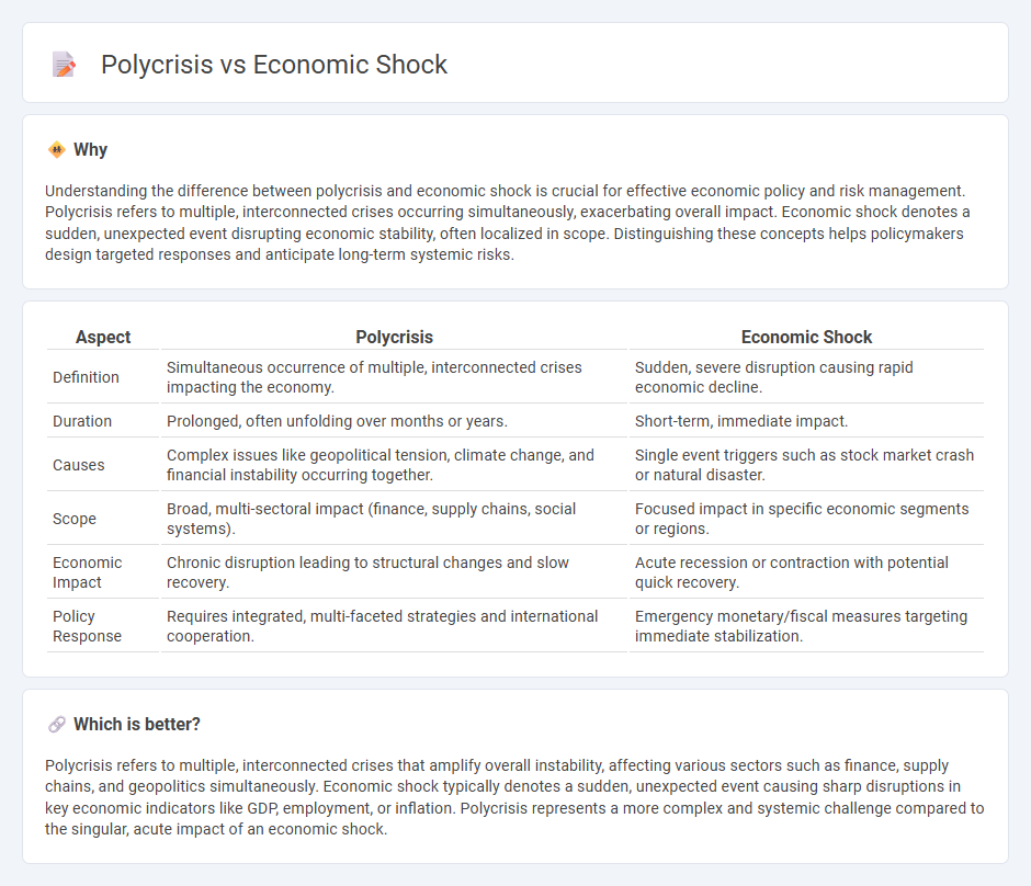 Polycrisis vs Economic Shock in Economy