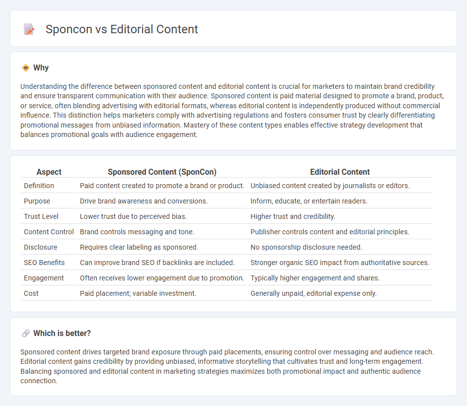 Sponcon vs Editorial Content in Marketing