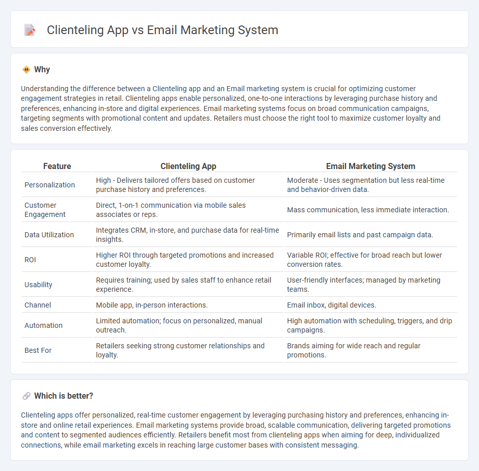 Clienteling App vs Email Marketing System in Retail