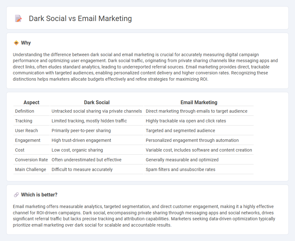 Dark Social vs Email Marketing in Marketing
