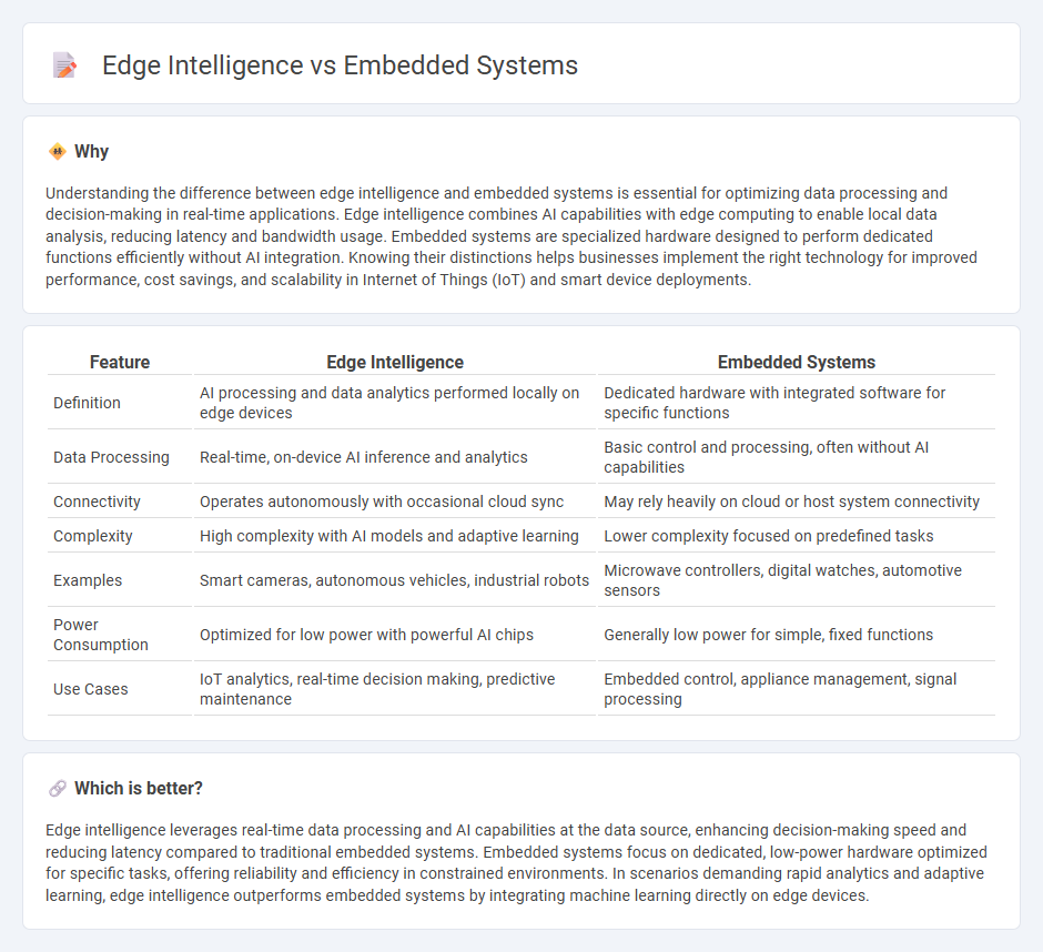 Edge Intelligence vs Embedded Systems in Technology