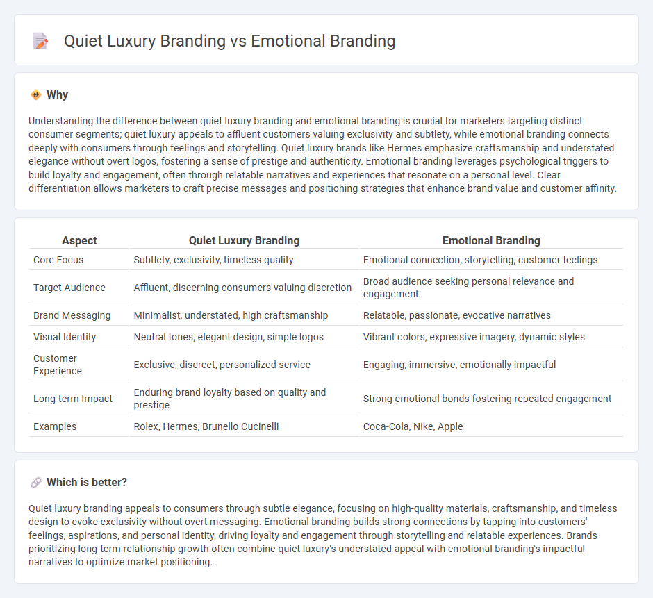 Quiet Luxury Branding vs Emotional Branding in Marketing