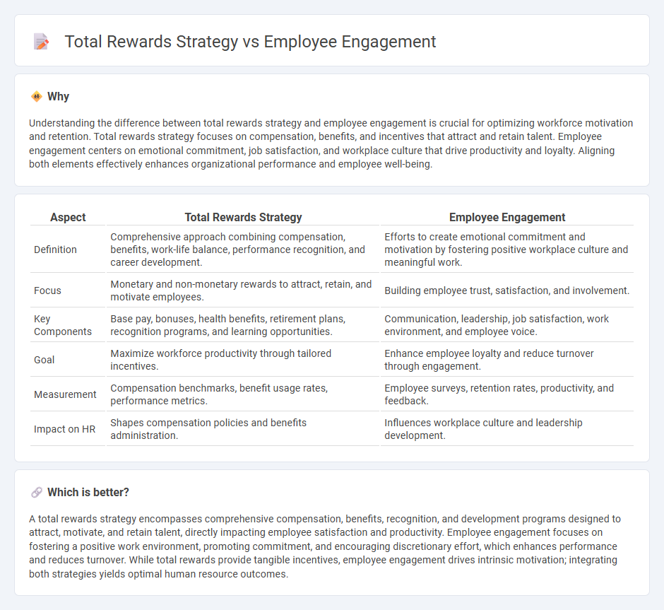 Total Rewards Strategy vs Employee Engagement in Human Resources