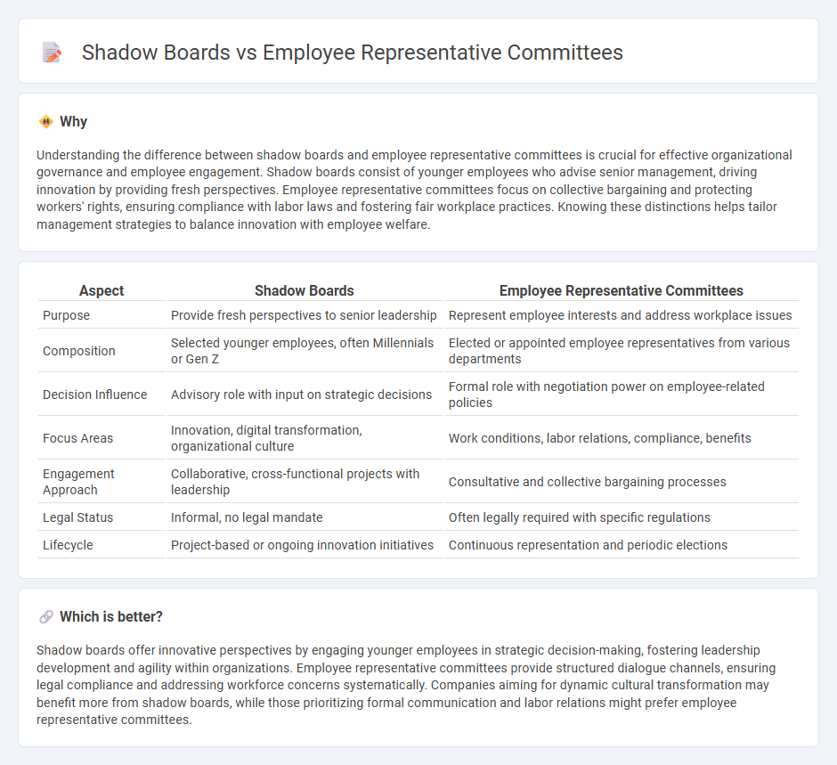 Shadow Boards vs Employee Representative Committees in Management