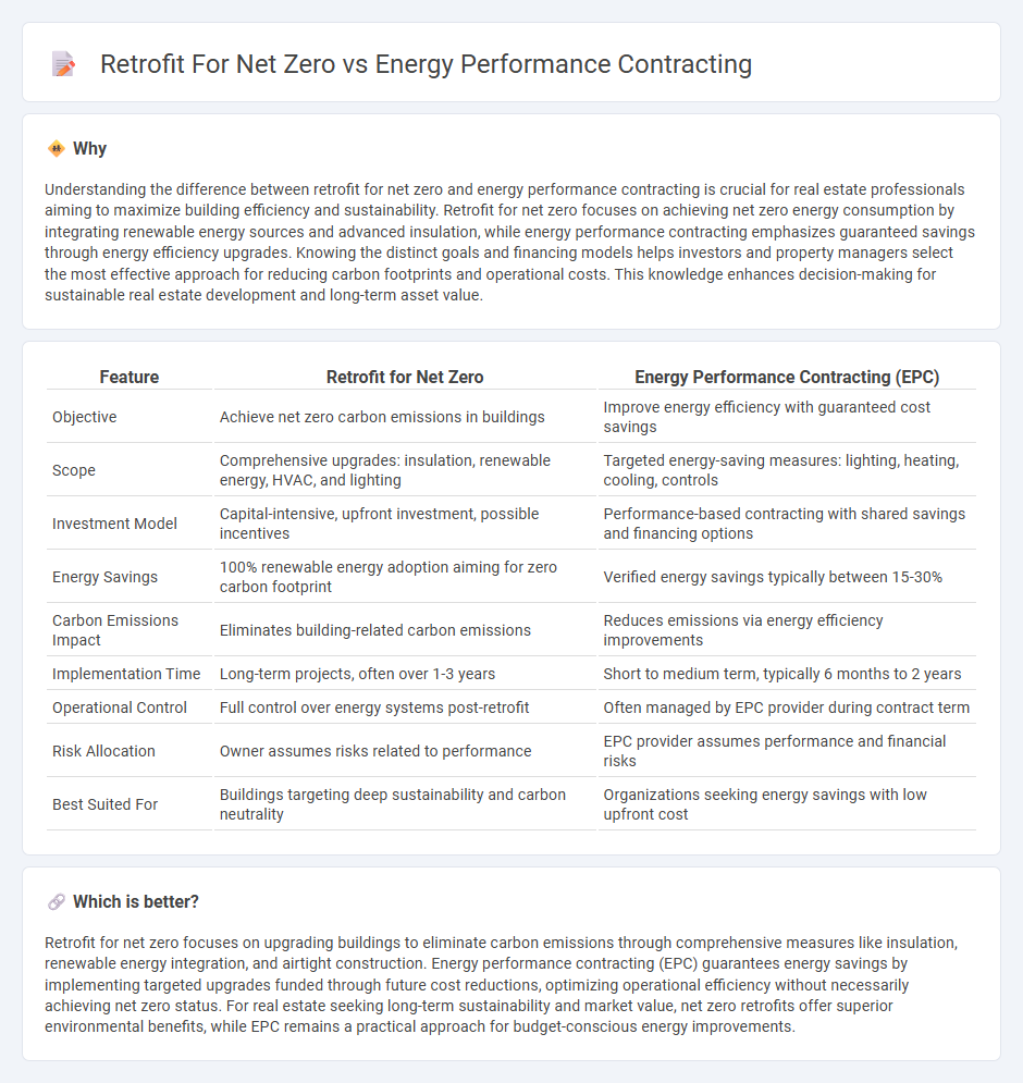 Retrofit For Net Zero vs Energy Performance Contracting in Real Estate