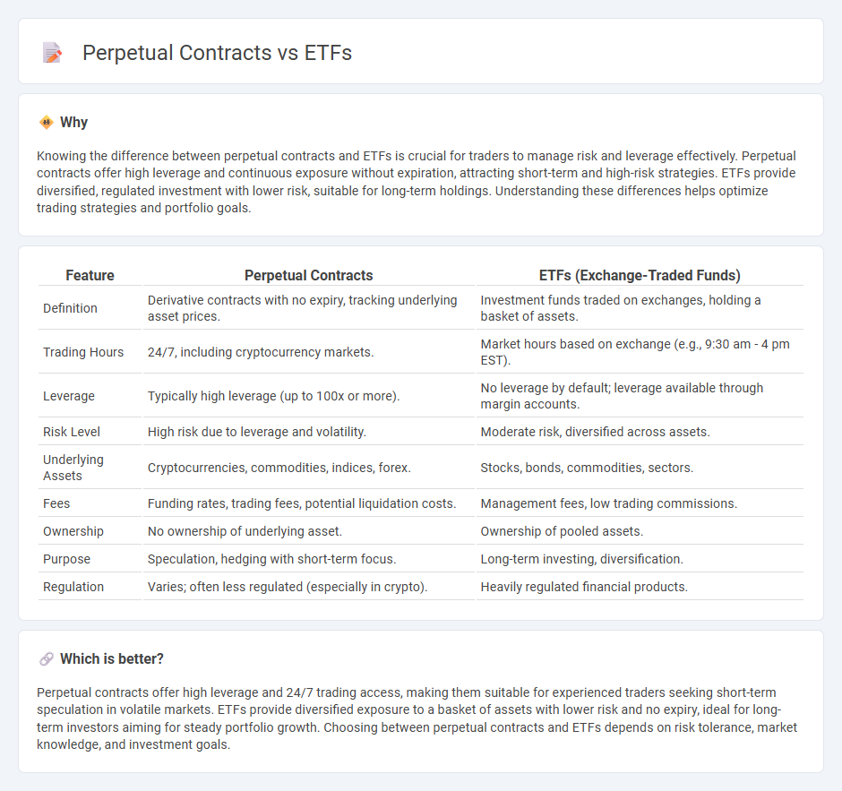 Perpetual Contracts vs Etfs in Trading