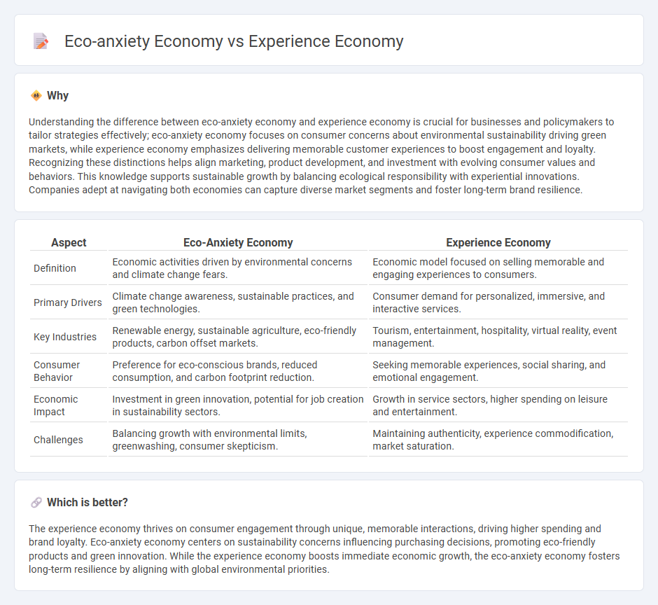 Eco-Anxiety Economy vs Experience Economy in Economy