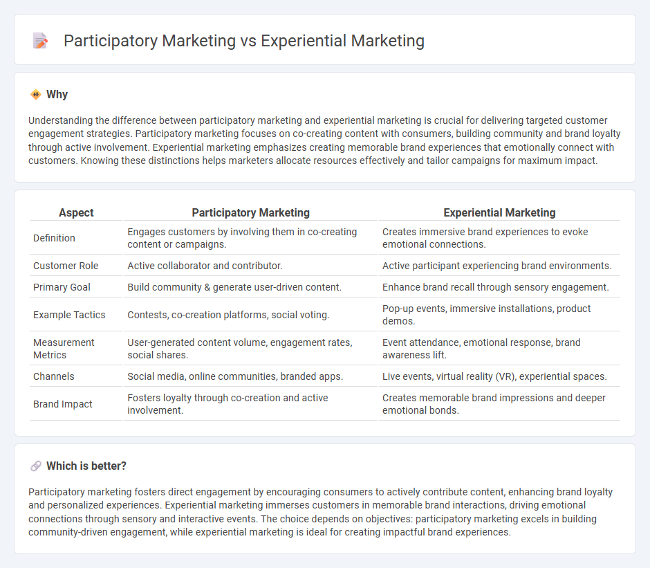 Participatory Marketing vs Experiential Marketing in Marketing