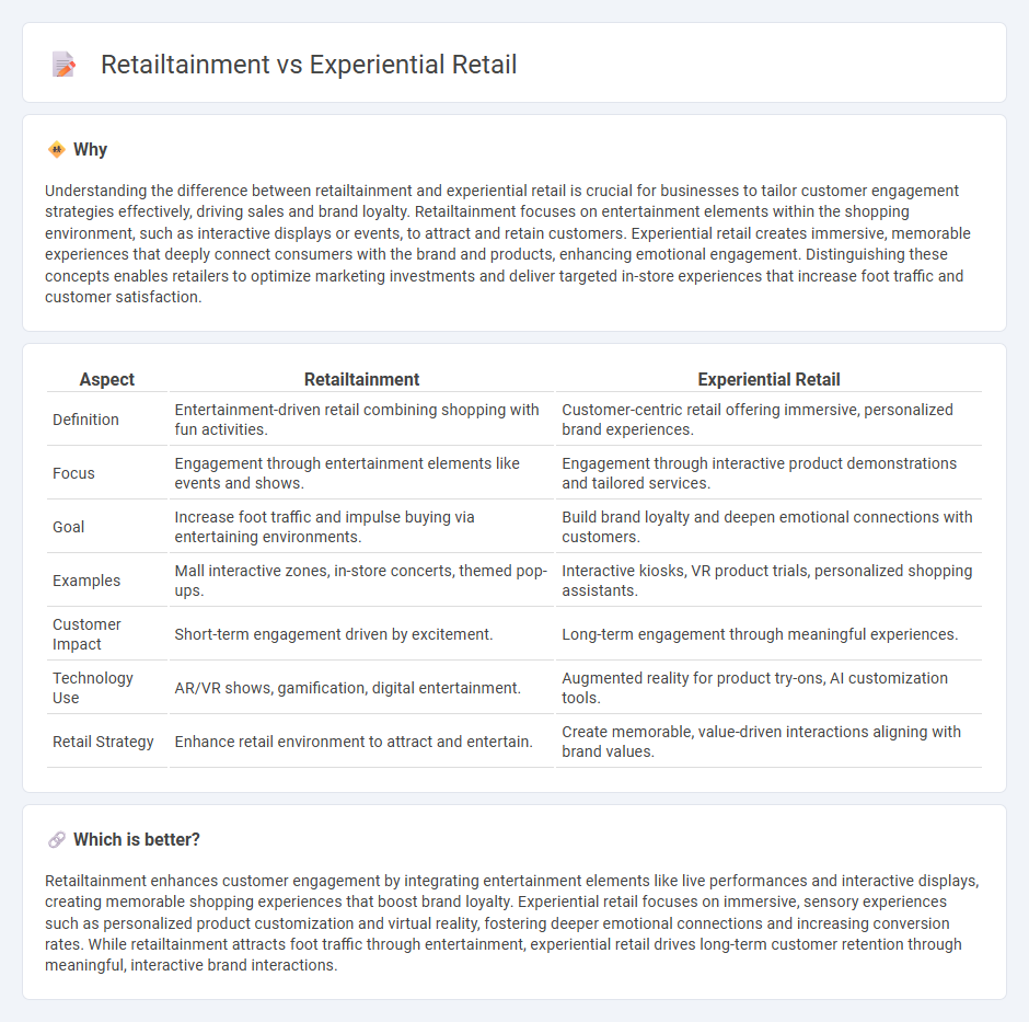 Retailtainment vs Experiential Retail in Retail