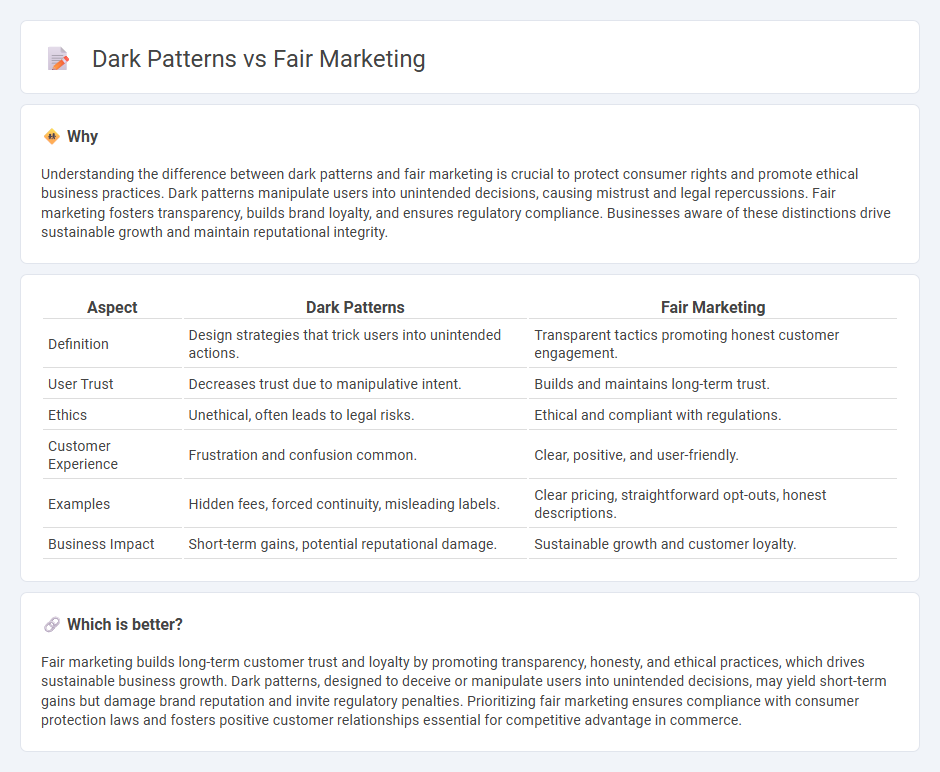 Dark Patterns vs Fair Marketing in Commerce