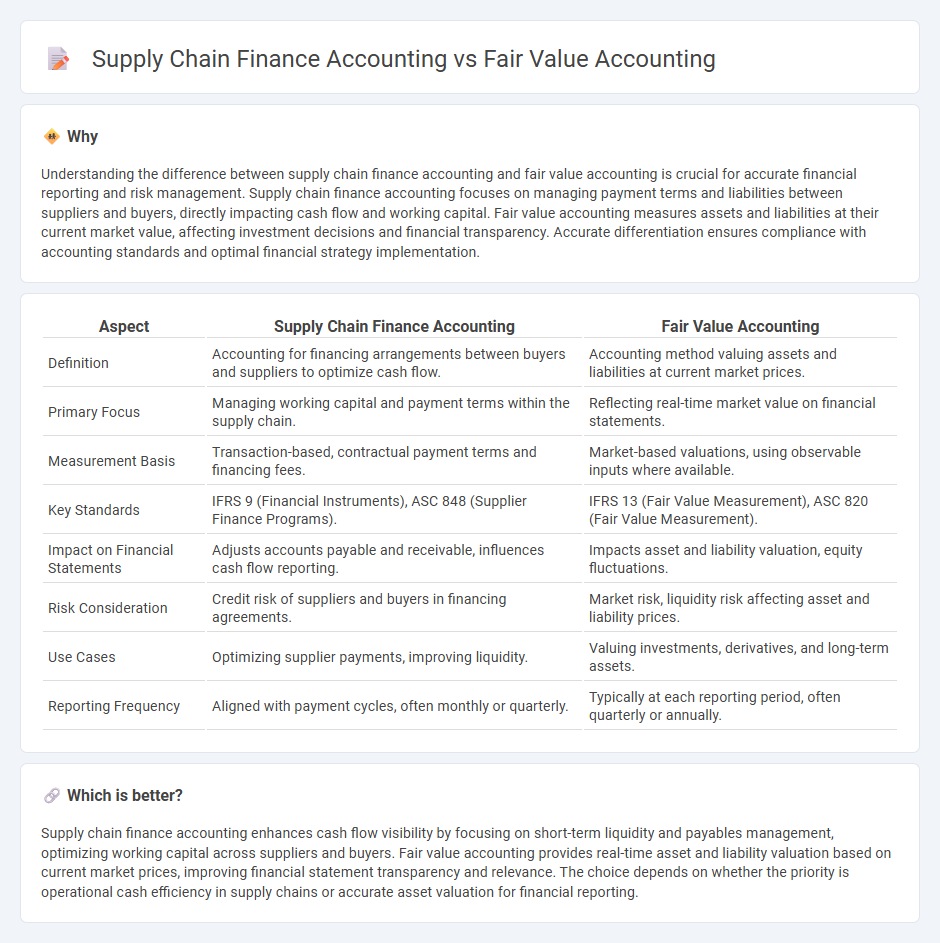 Supply Chain Finance Accounting vs Fair Value Accounting in Accounting