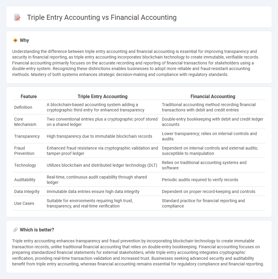 Triple Entry Accounting vs Financial Accounting in Accounting