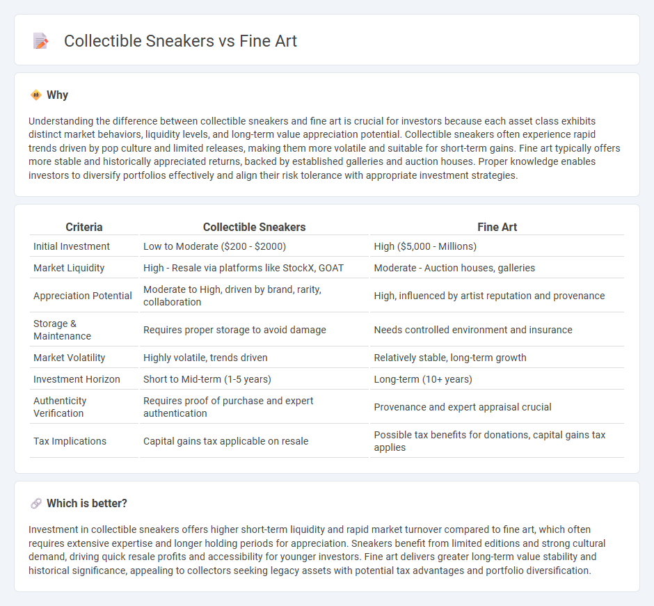 Collectible Sneakers vs Fine Art in Investment